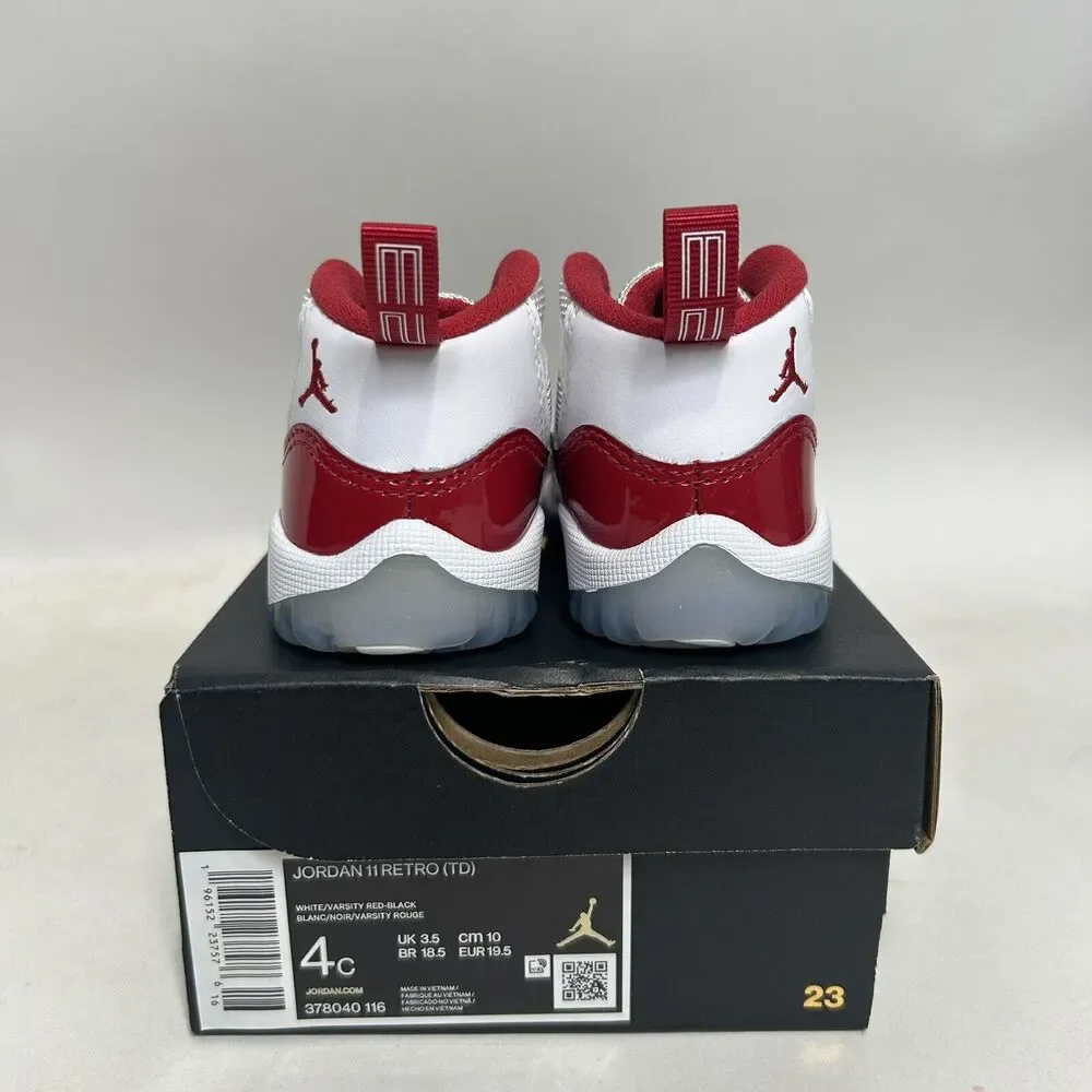 Nike Air Jordan 11 Retro TD “Cherry Red White” 2024